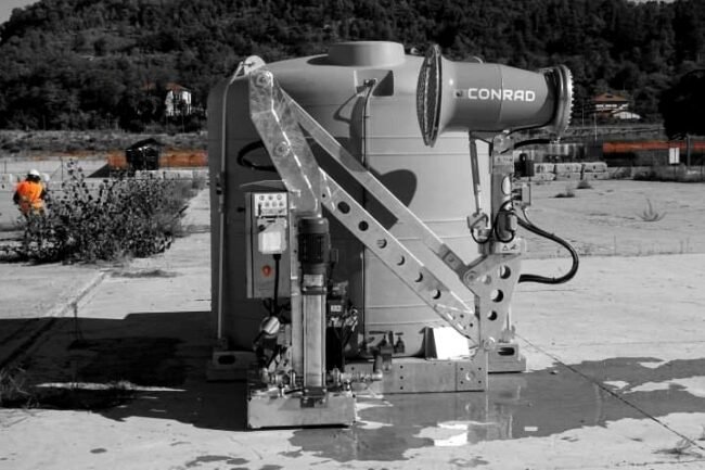 Conrad C32 in an environmental remediation project in Savona