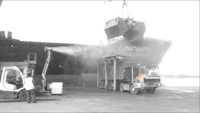 Conrad C32 abbatte la polvere nei porti