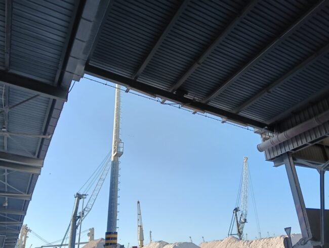 Contrôle des poussières en vrac au port de Ravenne