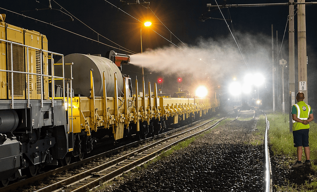 abbattimento polveri cantieri ferroviari