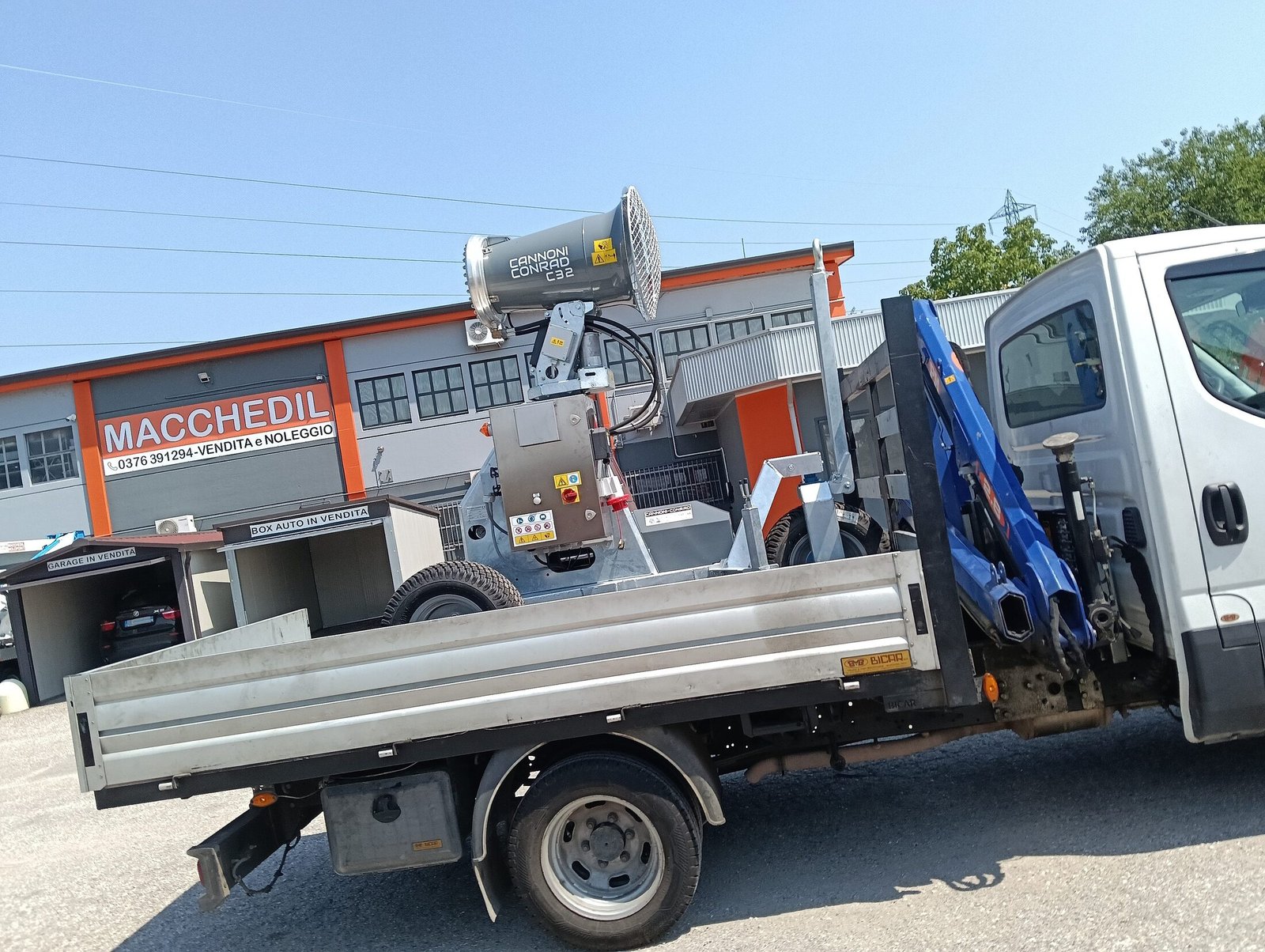 Il Cannone Nebulizzatore C32 a supporto delle bonifiche nei cantieri ferroviari